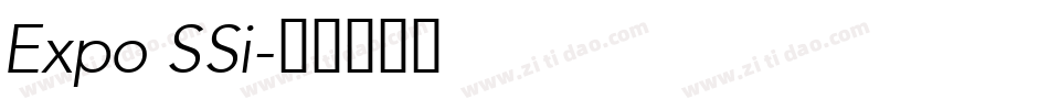 Expo SSi字体转换